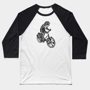 SEEMBO Frog Cycling Bicycle Bicycling Biker Biking Fun Bike Baseball T-Shirt